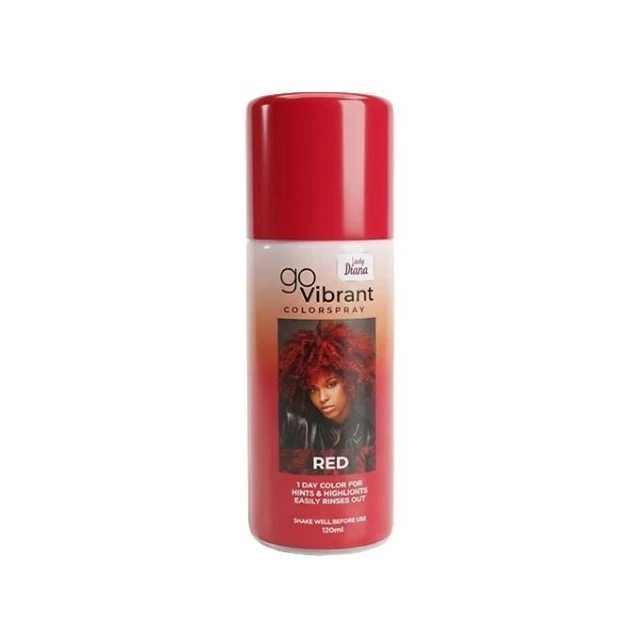 Lady Diana Go Vibrant Red Colour Spray 120Ml